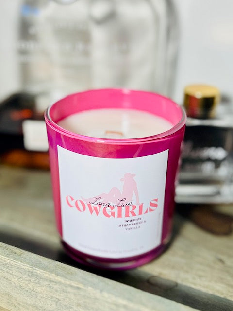 Long Live Cowgirls Candle - 12 oz