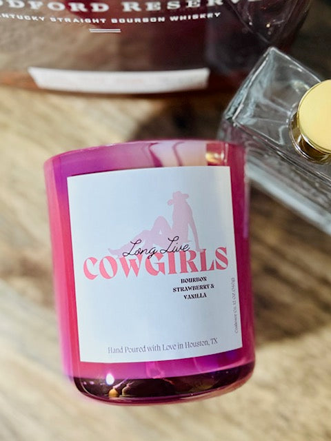 Long Live Cowgirls Candle - 12 oz