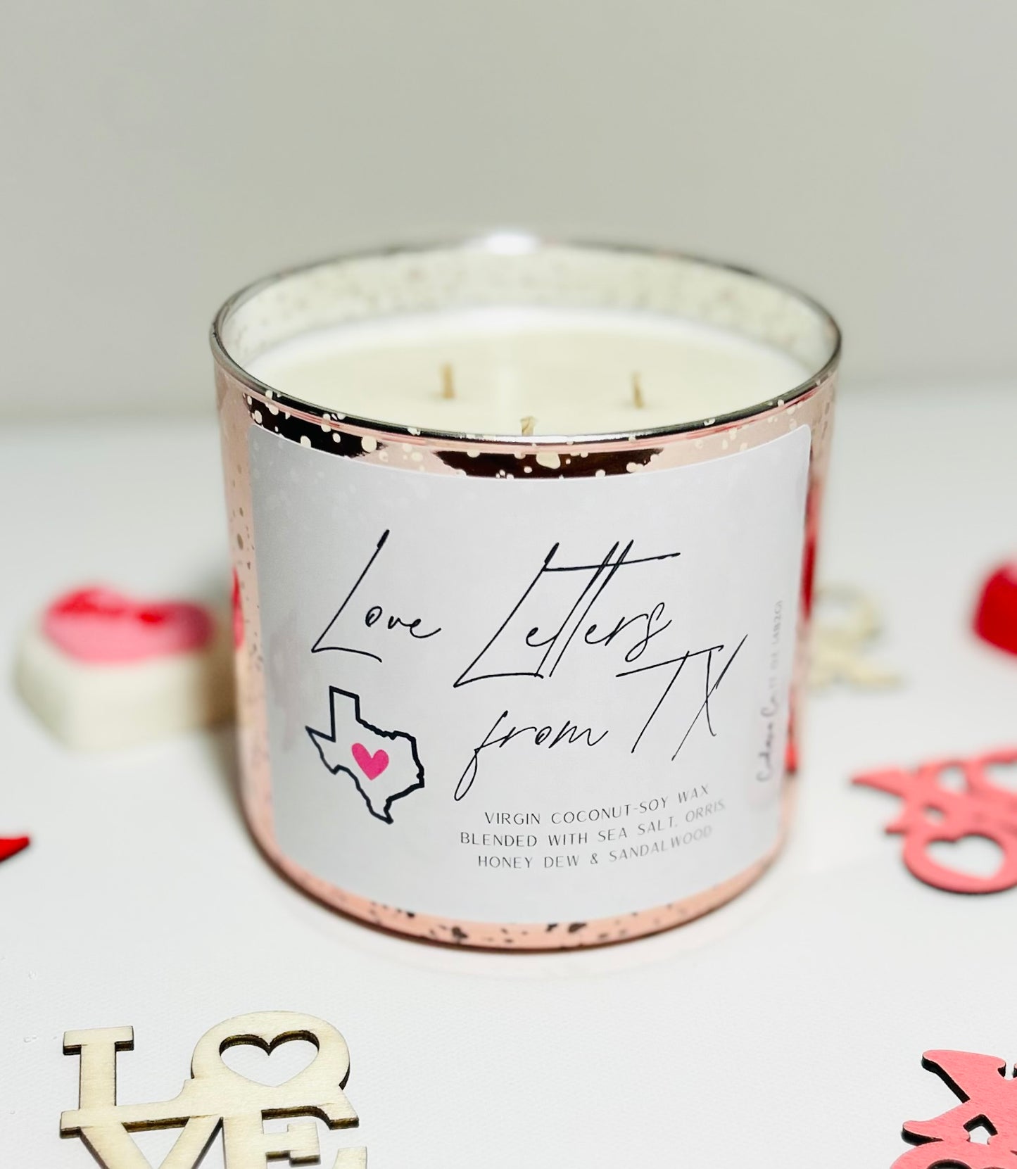 Love Letters From Texas Candle - 17 oz