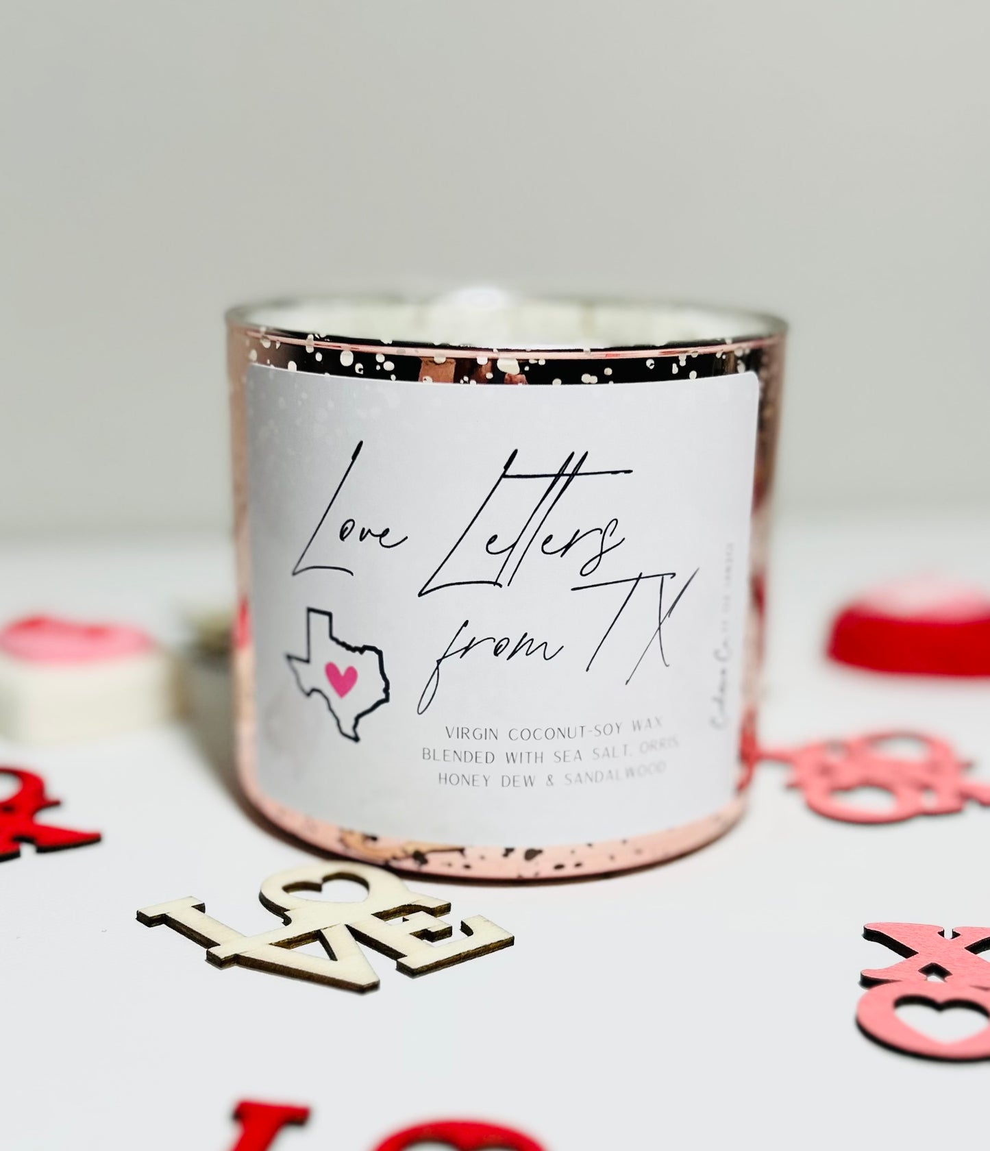 Love Letters From Texas Candle - 17 oz